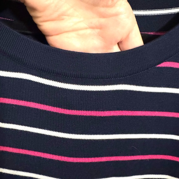 KIM ROGERS PRISTINE  COTTON/MODAL SWEATER  LARGE     #U - Picture 3 of 7